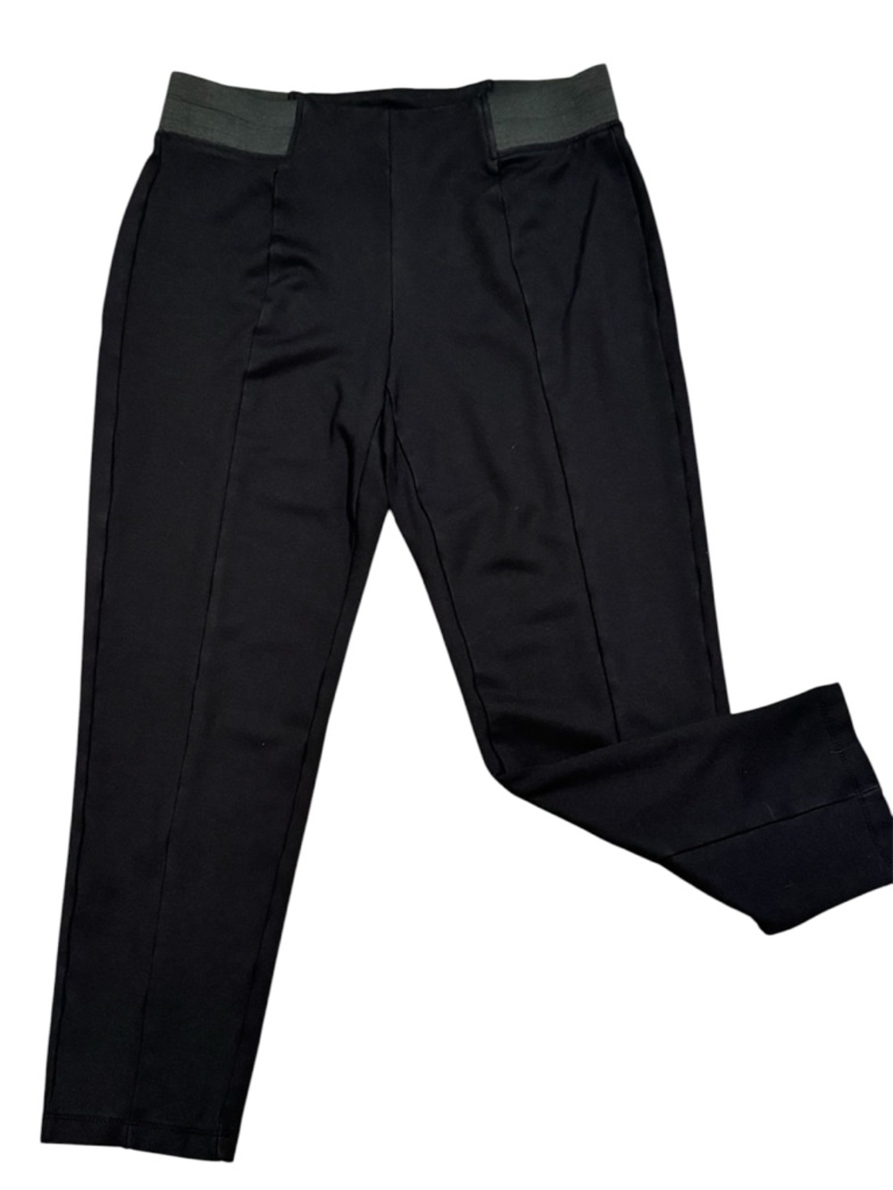Terra & Sky Black Women's Pull-On Trousers